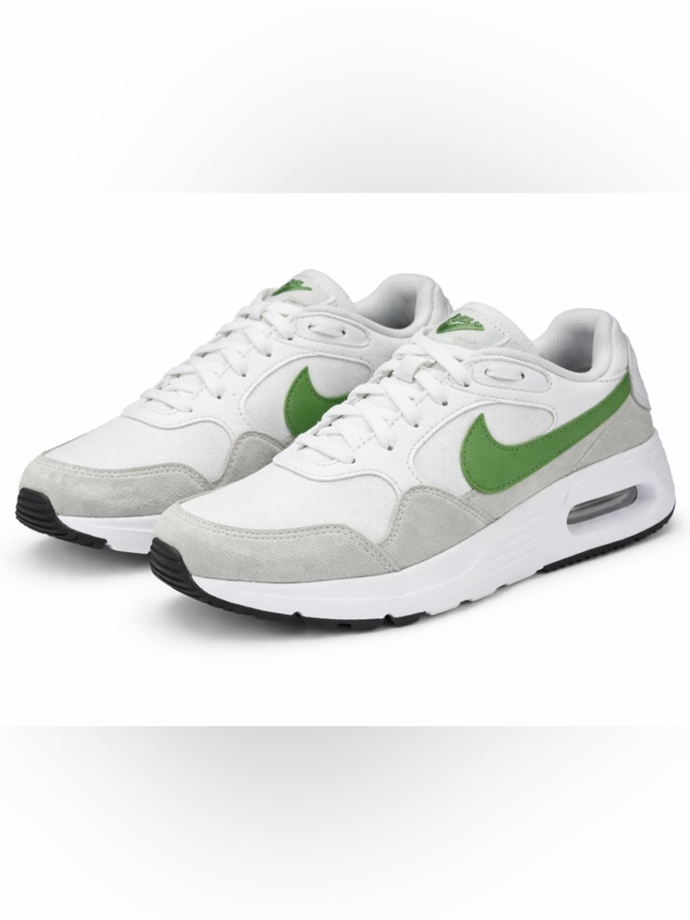 Nike Air Max SC White Green Suede Sneakers Women’s Size 7.5 CW4554-117 EUC